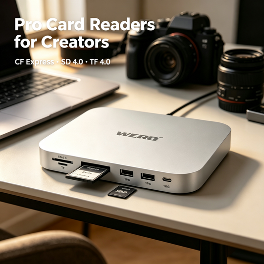 WERO Thunderbolt 3 Dock for Mac Mini &amp; Mac Studio | Dual NVMe SSD Expansion Hub