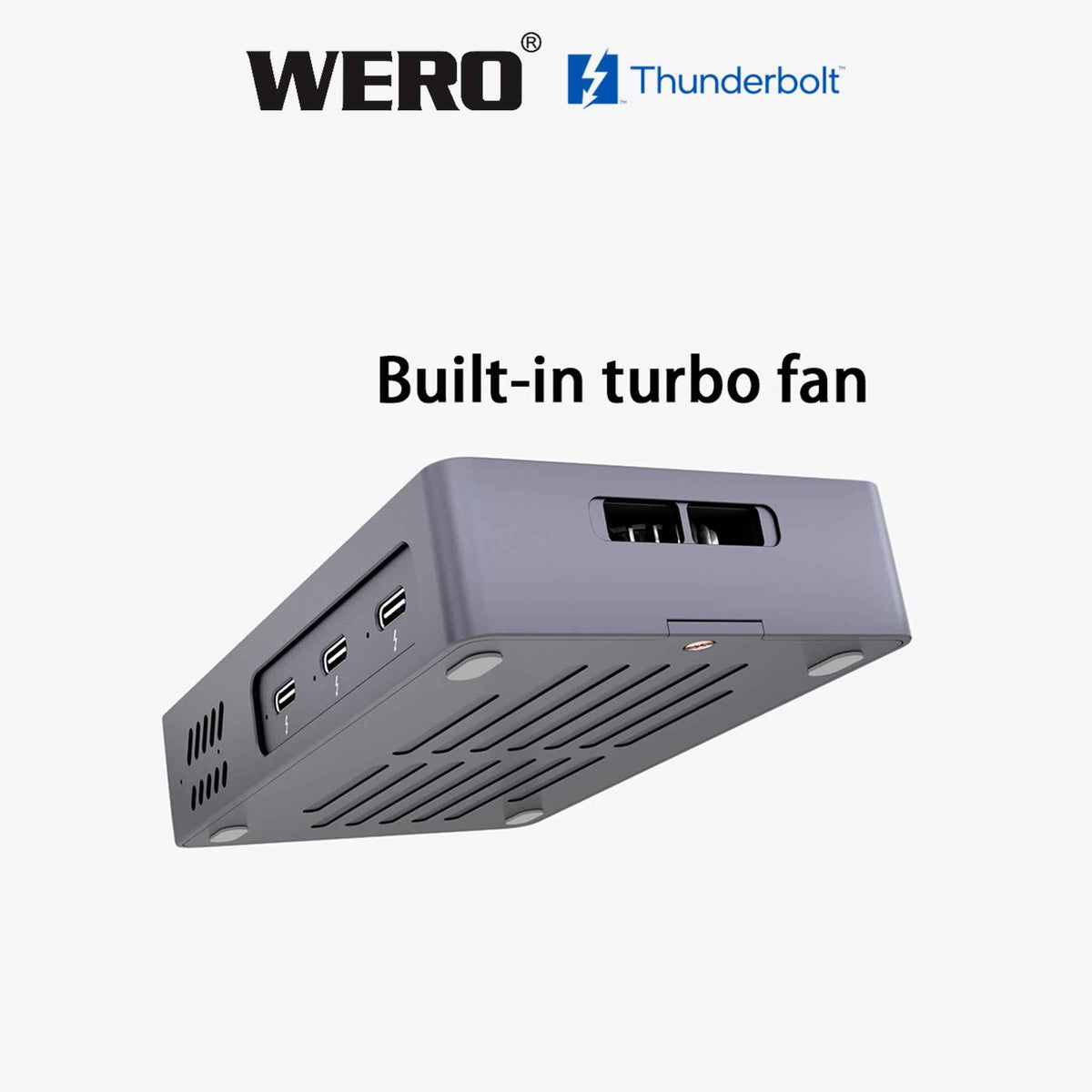 AOWELL TBT5 SSD Hub – Thunderbolt 5 Docking Station with NVMe Slot (80Gbps)