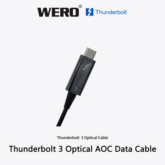Thunderbolt 3 aktives optisches Kabel 40 Gbit/s Glasfaser-AOC Langstrecke 5-50m