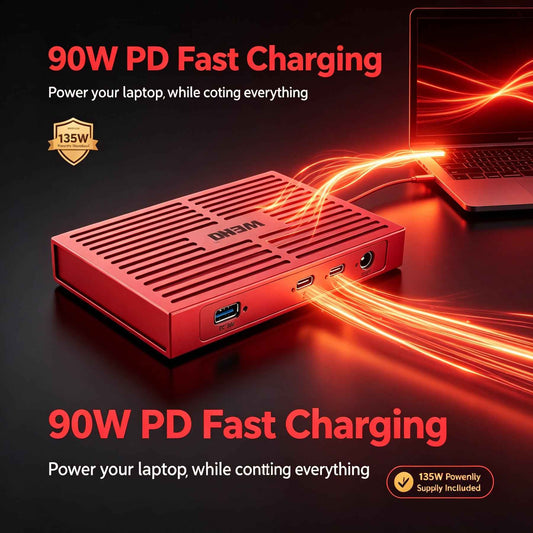 AOWELL TBT4 Hub 2023 – Thunderbolt 4 Hub (3-Port, 40Gbps) for MacBook & Windows